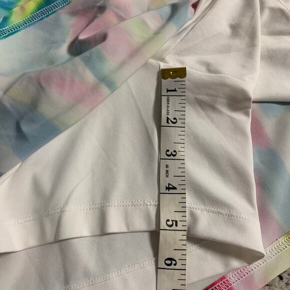 Chico's Skort NWT Size 4 (20) Zenergy UPF Pleat Colorful Kawaii Pockets Pull-On - Picture 6 of 8